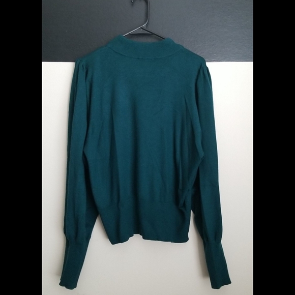 🆕️ LISTING!! EXPRESS MOCK NECK BALLOON SLEEVE SWEATER TOP - Picture 10 of 11